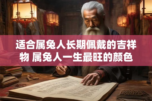 适合属兔人长期佩戴的吉祥物 属兔人一生最旺的颜色