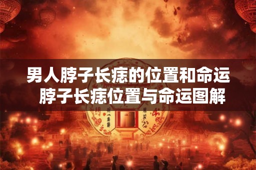 男人脖子长痣的位置和命运 脖子长痣位置与命运图解 男人脖子长痣的位置和命运 脖子长痣位置与命运图解