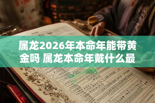 属龙2026年本命年能带黄金吗 属龙本命年戴什么最好