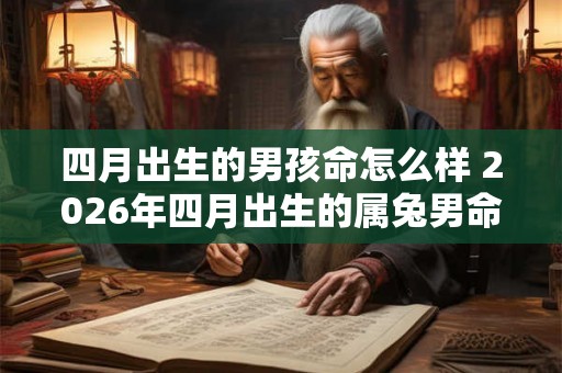 四月出生的男孩命怎么样 2026年四月出生的属兔男命运 四月出生的男孩命怎么样 2026年四月出生的属兔男命运