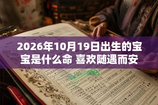 2026年10月19日出生的宝宝是什么命 喜欢随遇而安