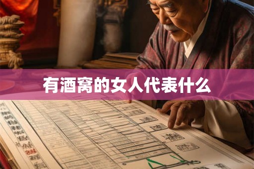 有酒窝的女人代表什么