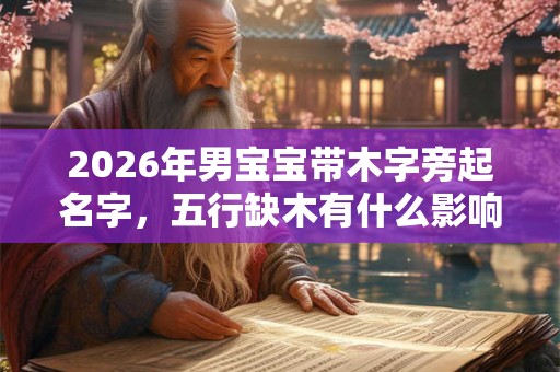 2026年男宝宝带木字旁起名字，五行缺木有什么影响？
