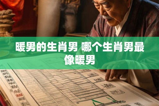 暖男的生肖男 哪个生肖男最像暖男