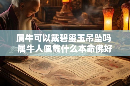 属牛可以戴碧玺玉吊坠吗 属牛人佩戴什么本命佛好