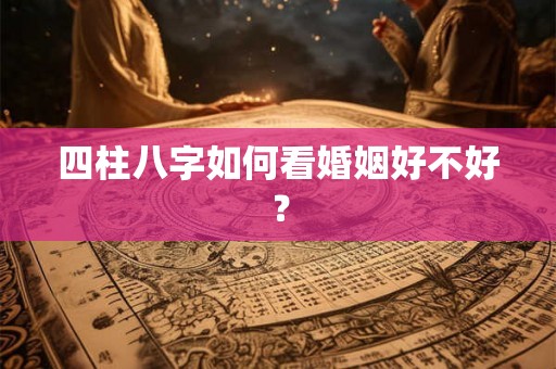 四柱八字如何看婚姻好不好？