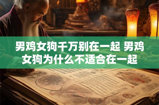 男鸡女狗千万别在一起 男鸡女狗为什么不适合在一起 男鸡女狗千万别在一起 男鸡女狗为什么不适合在一起