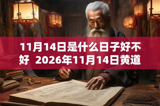 11月14日是什么日子好不好  2026年11月14日黄道吉日查询