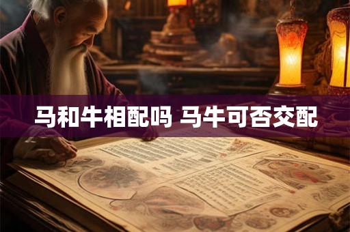 马和牛相配吗 马牛可否交配 马和牛相配吗 马牛可否交配