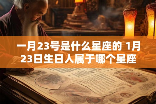 一月23号是什么星座的 1月23日生日人属于哪个星座 一月23号是什么星座的 1月23日生日人属于哪个星座