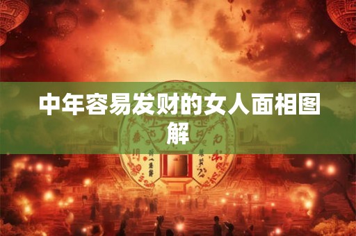 中年容易发财的女人面相图解