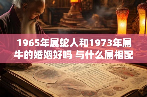 1965年属蛇人和1973年属牛的婚姻好吗 与什么属相配