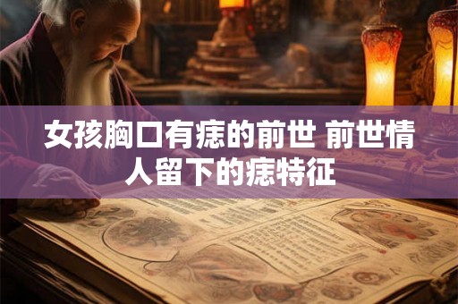 女孩胸口有痣的前世 前世情人留下的痣特征 女孩胸口有痣的前世 前世情人留下的痣特征