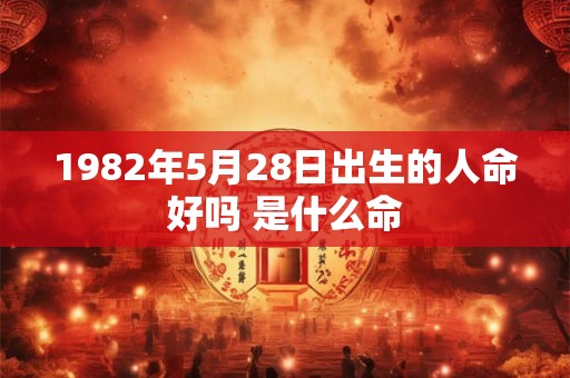 1982年5月28日出生的人命好吗 是什么命