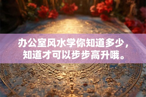 办公室风水学你知道多少,知道才可以步步高升哦。 办公室风水学你知道多少,知道才可以步步高升哦。