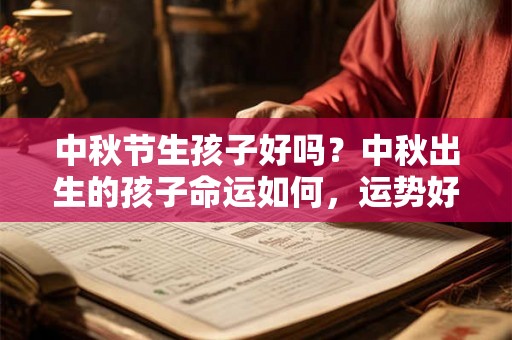 中秋节生孩子好吗?中秋出生的孩子命运如何,运势好吗? 中秋节生孩子好吗?中秋出生的孩子命运如何,运势好吗?