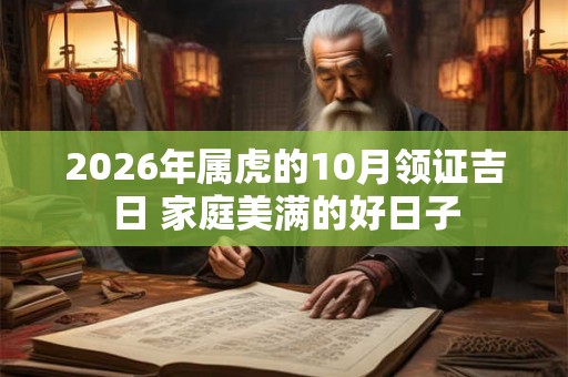 2026年属虎的10月领证吉日 家庭美满的好日子