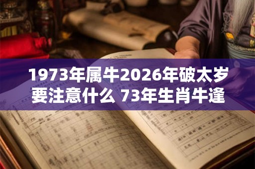 1973年属牛2026年破太岁要注意什么 73年生肖牛逢马年运气如何