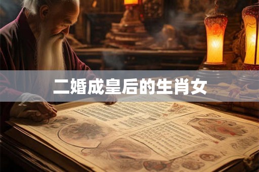 二婚成皇后的生肖女