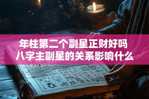 年柱第二个副星正财好吗 八字主副星的关系影响什么