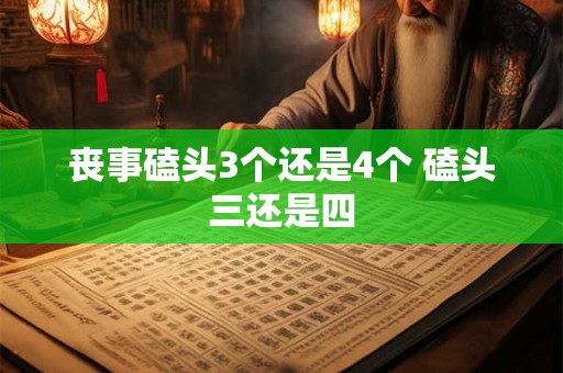 丧事磕头3个还是4个 磕头三还是四 丧事磕头3个还是4个 磕头三还是四