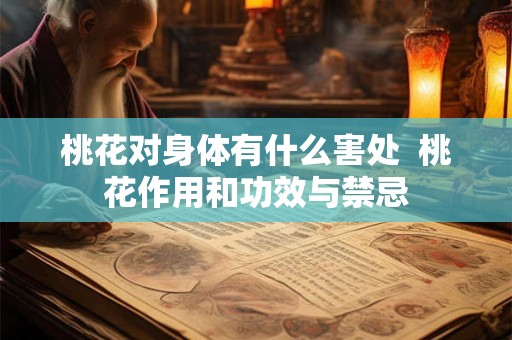 桃花对身体有什么害处  桃花作用和功效与禁忌