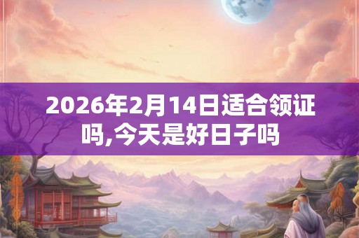 2026年2月14日适合领证吗,今天是好日子吗 2026年2月14日适合领证吗,今天是好日子吗
