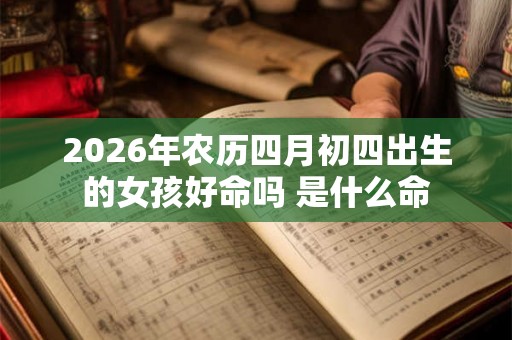 2026年农历四月初四出生的女孩好命吗 是什么命 2026年农历四月初四出生的女孩好命吗 是什么命
