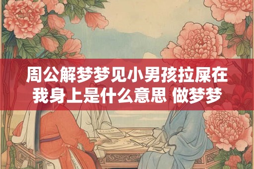 周公解梦梦见小男孩拉屎在我身上是什么意思 做梦梦到小男孩拉屎在我 周公解梦梦见小男孩拉屎在我身上是什么意思 做梦梦到小男孩拉屎在我