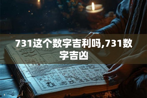 731这个数字吉利吗,731数字吉凶