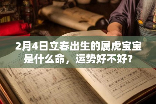 2月4日立春出生的属虎宝宝是什么命，运势好不好？