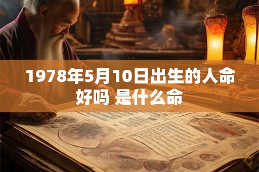 1978年5月10日出生的人命好吗 是什么命 1978年5月10日出生的人命好吗 是什么命