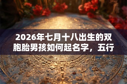 2026年七月十八出生的双胞胎男孩如何起名字,五行属什么 2026年七月十八出生的双胞胎男孩如何起名字,五行属什么