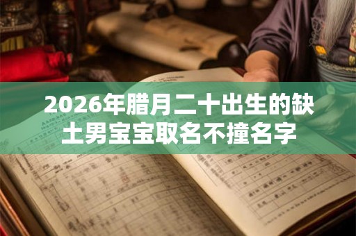 2026年腊月二十出生的缺土男宝宝取名不撞名字