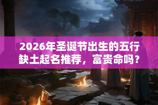 2026年圣诞节出生的五行缺土起名推荐,富贵命吗? 2026年圣诞节出生的五行缺土起名推荐,富贵命吗?