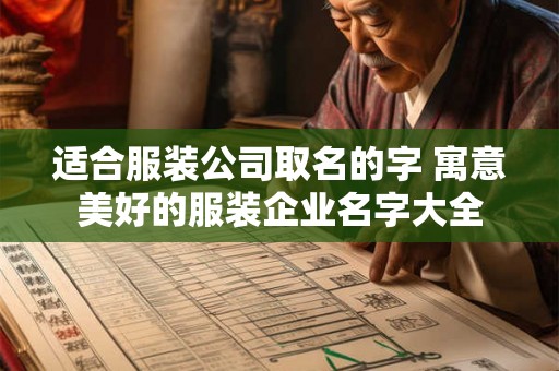 适合服装公司取名的字 寓意美好的服装企业名字大全 适合服装公司取名的字 寓意美好的服装企业名字大全