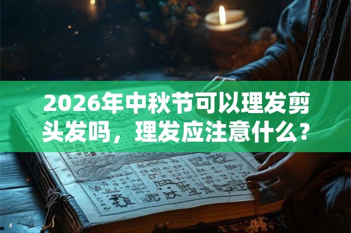 2026年中秋节可以理发剪头发吗，理发应注意什么？