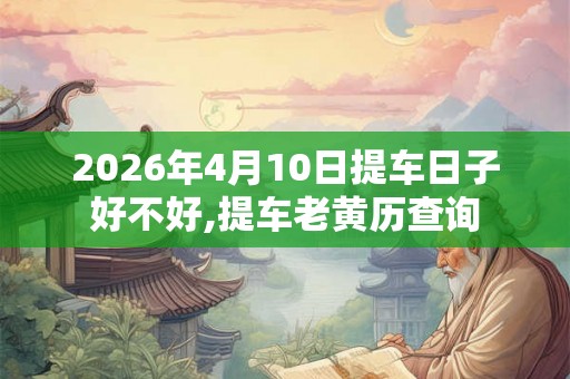 2026年4月10日提车日子好不好,提车老黄历查询