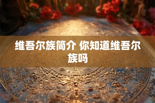 维吾尔族简介 你知道维吾尔族吗 维吾尔族简介 你知道维吾尔族吗