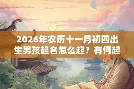2026年农历十一月初四出生男孩起名怎么起？有何起名方法？