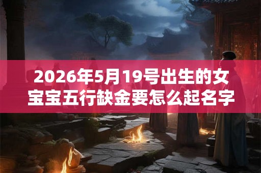 2026年5月19号出生的女宝宝五行缺金要怎么起名字