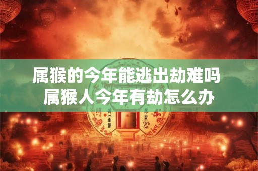 属猴的今年能逃出劫难吗 属猴人今年有劫怎么办