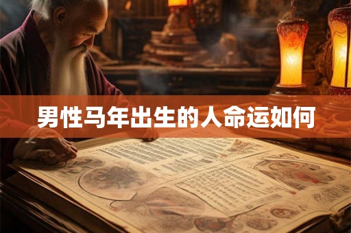 男性马年出生的人命运如何