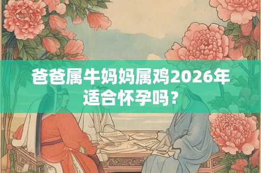 爸爸属牛妈妈属鸡2026年适合怀孕吗？
