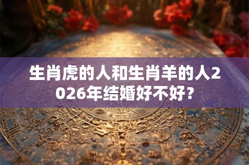 生肖虎的人和生肖羊的人2026年结婚好不好? 生肖虎的人和生肖羊的人2026年结婚好不好?