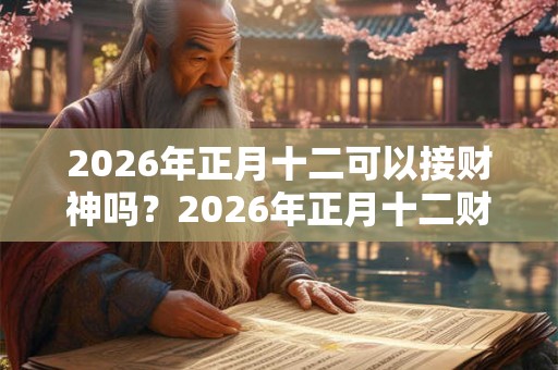 2026年正月十二可以接财神吗？2026年正月十二财神方位