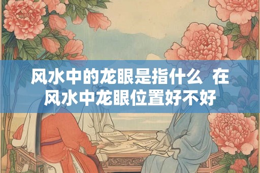 风水中的龙眼是指什么  在风水中龙眼位置好不好