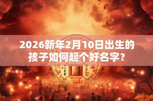 2026新年2月10日出生的孩子如何起个好名字？