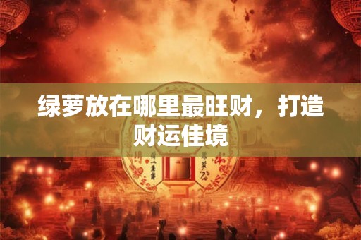 绿萝放在哪里最旺财，打造财运佳境