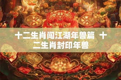 十二生肖闯江湖年兽篇  十二生肖封印年兽